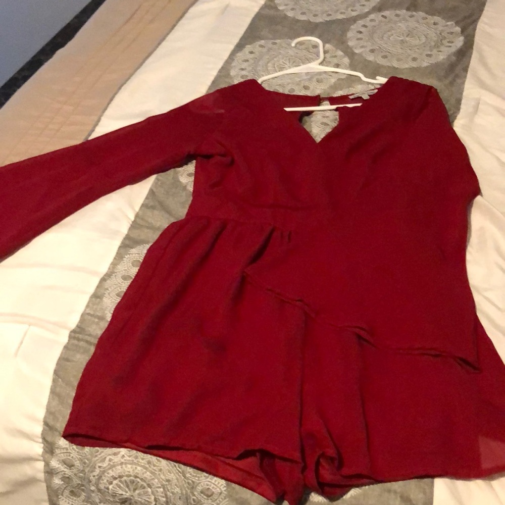 Red romper